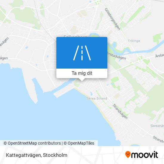 Kattegattvägen karta