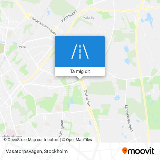 Vasatorpsvägen karta