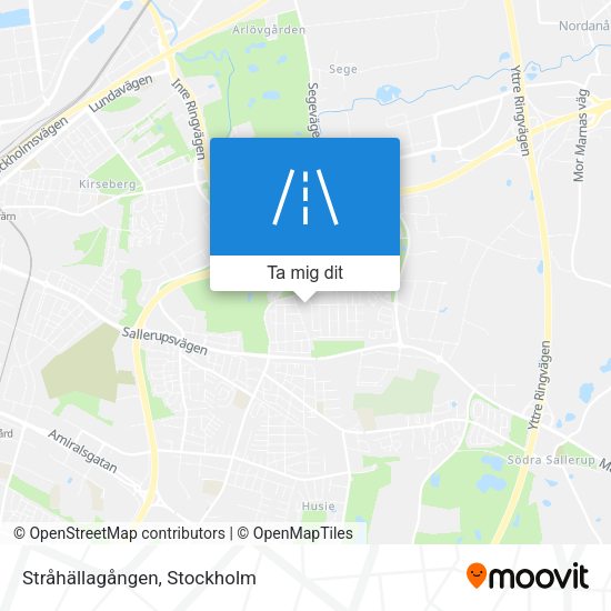 Stråhällagången karta