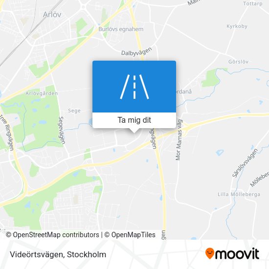 Videörtsvägen karta