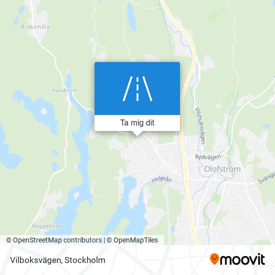 Vilboksvägen karta