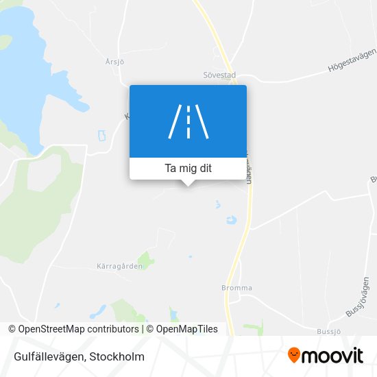 Gulfällevägen karta