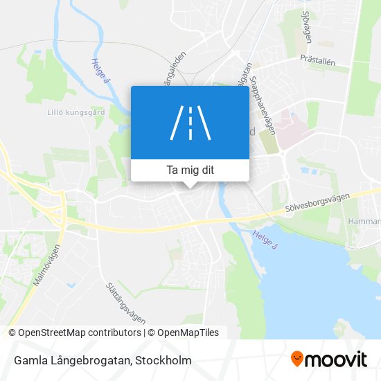 Gamla Långebrogatan karta