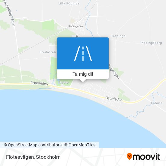 Flötesvägen karta