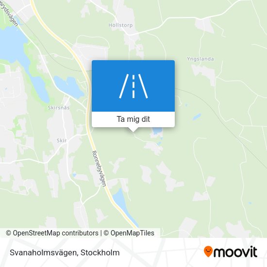 Svanaholmsvägen karta