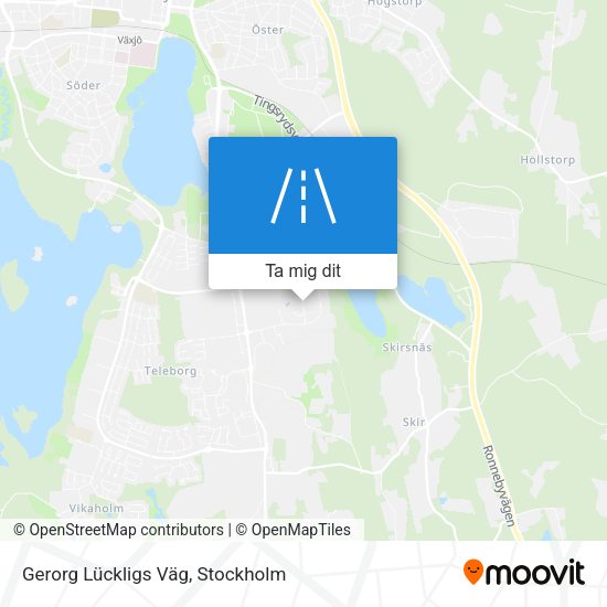 Gerorg Lückligs Väg karta