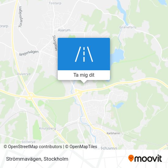 Strömmavägen karta