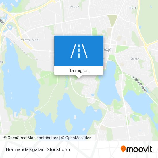 Hermandalsgatan karta