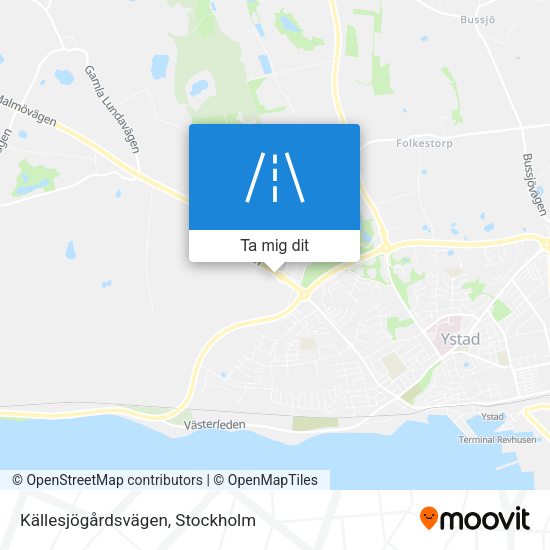 Källesjögårdsvägen karta