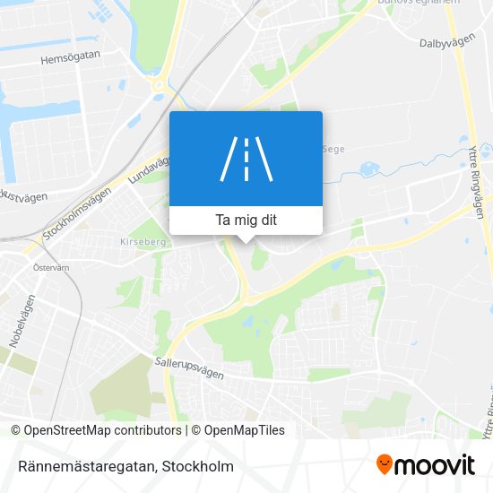 Rännemästaregatan karta