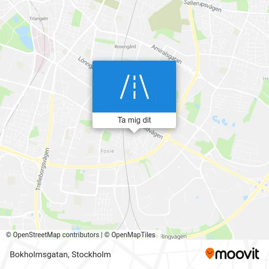 Bokholmsgatan karta