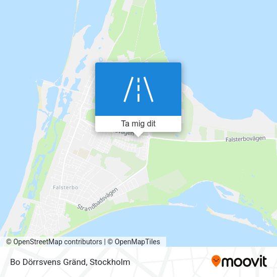 Bo Dörrsvens Gränd karta