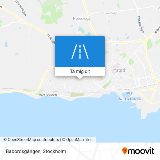 Babordsgången karta