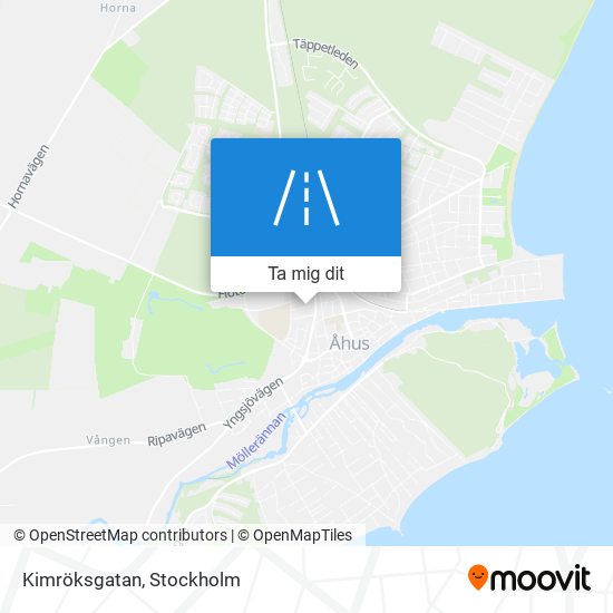 Kimröksgatan karta