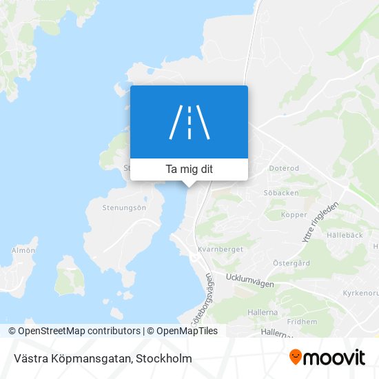 Västra Köpmansgatan karta