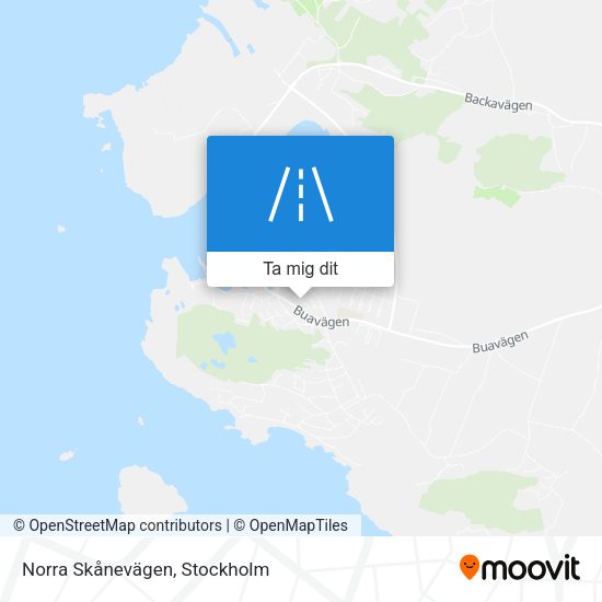 Norra Skånevägen karta