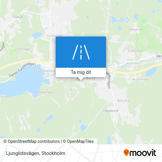Ljunglidsvägen karta