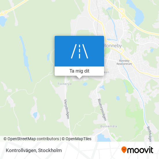 Kontrollvägen karta