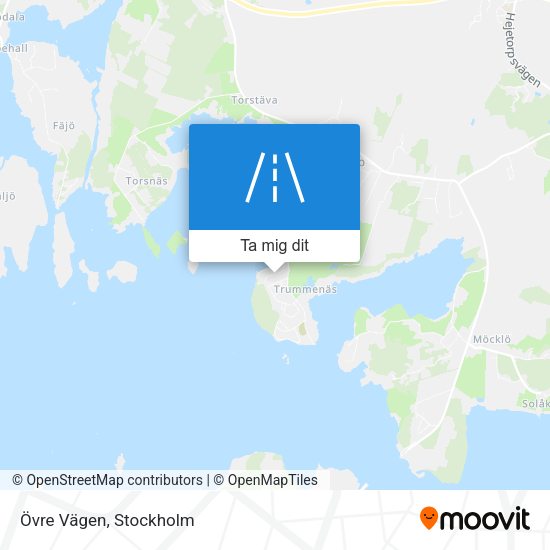 Övre Vägen karta
