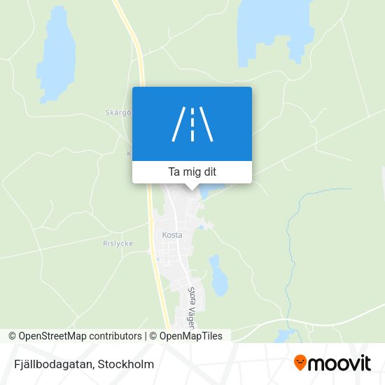 Fjällbodagatan karta