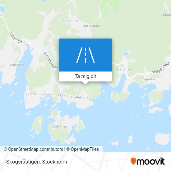 Skogsråstigen karta