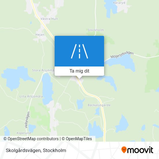 Skolgårdsvägen karta