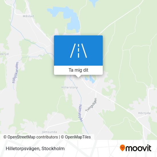 Hilletorpsvägen karta