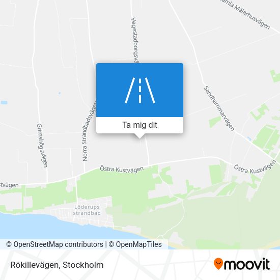 Rökillevägen karta