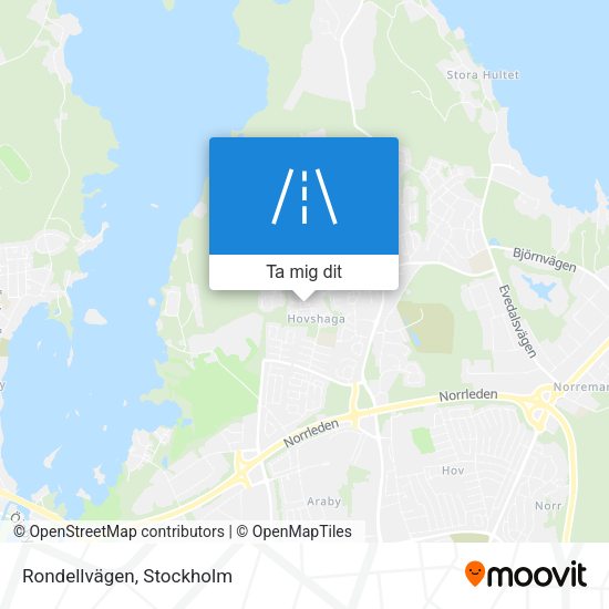 Rondellvägen karta