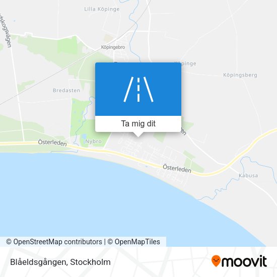 Blåeldsgången karta
