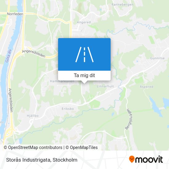 Storås Industrigata karta