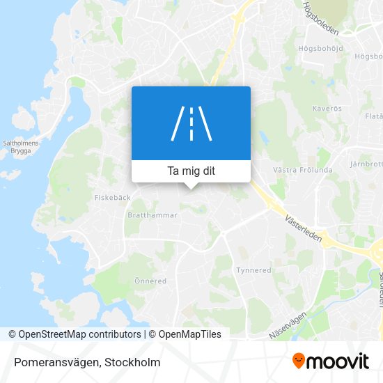Pomeransvägen karta
