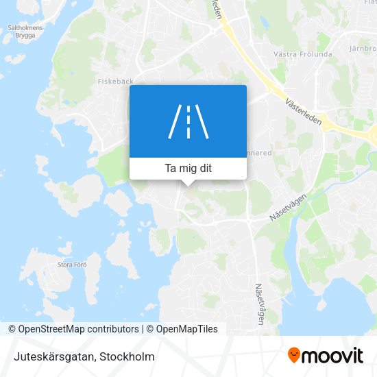 Juteskärsgatan karta