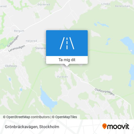 Grönbräckavägen karta