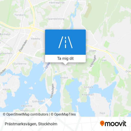 Prästmarksvägen karta