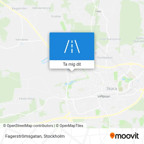Fagerströmsgatan karta