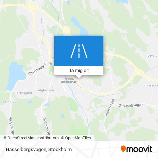 Hasselbergsvägen karta