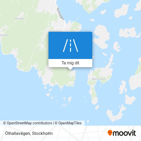 Ölhallavägen karta