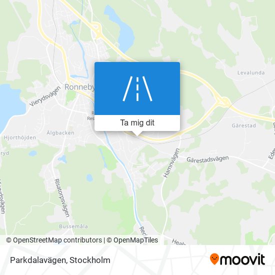 Parkdalavägen karta