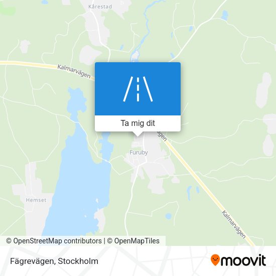 Fägrevägen karta