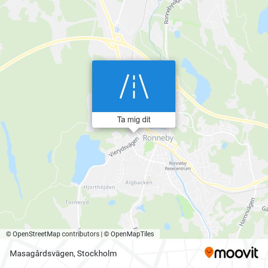 Masagårdsvägen karta