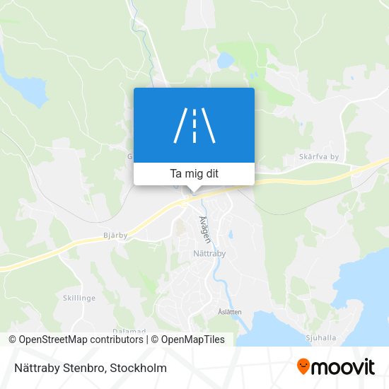 Nättraby Stenbro karta