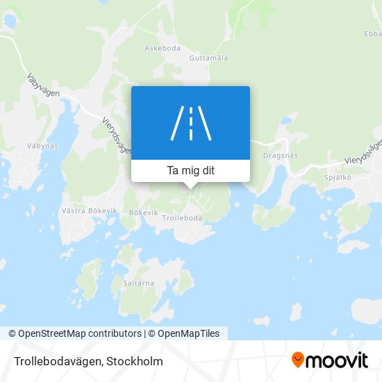 Trollebodavägen karta