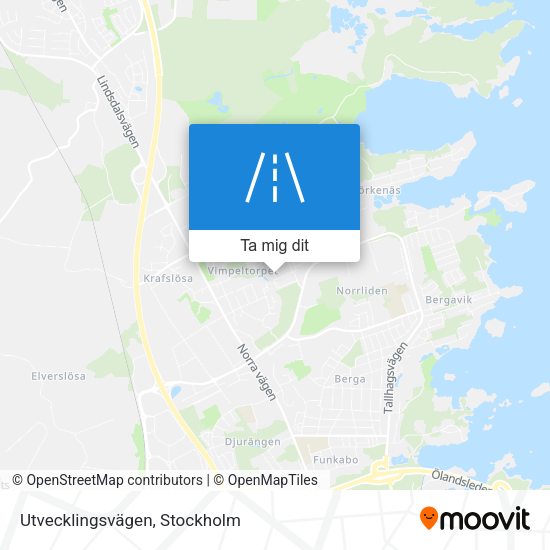 Utvecklingsvägen karta