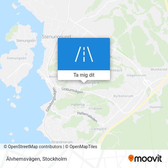 Älvhemsvägen karta