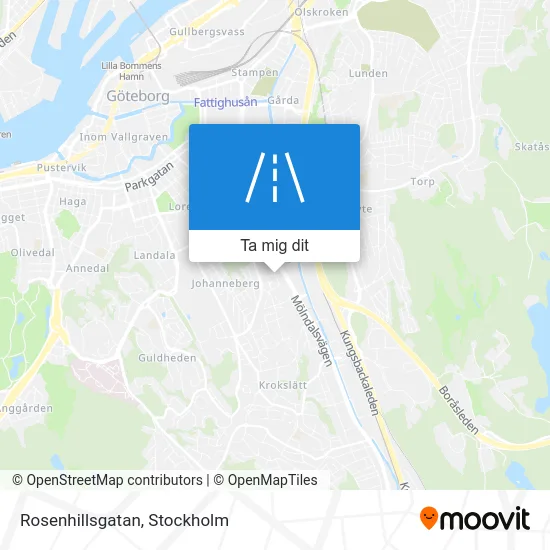 Rosenhillsgatan karta