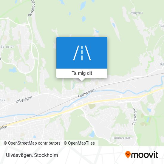 Ulvåsvägen karta
