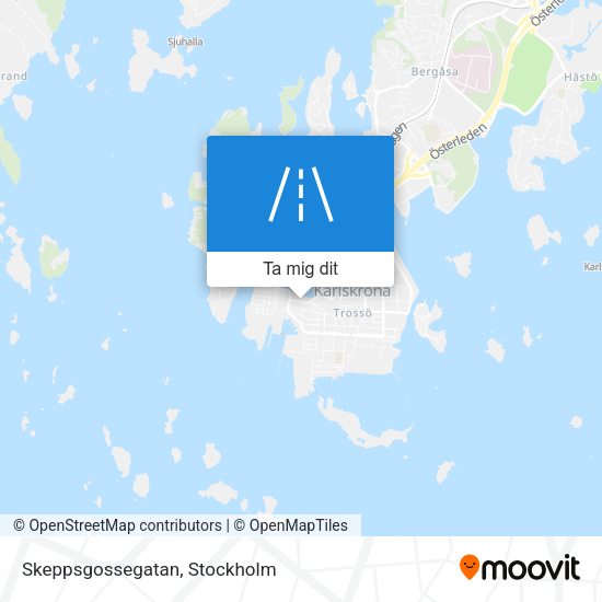 Skeppsgossegatan karta