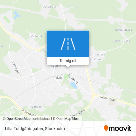 Lilla Trädgårdsgatan karta