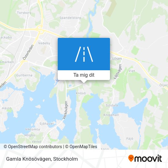 Gamla Knösövägen karta
